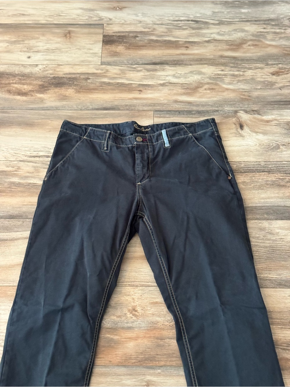 Robert Graham Slim Jim Charcoal Gray Pants Size 36